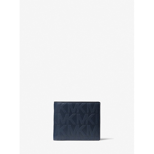 마이클코어스 Michael Kors Mens Cooper Logo Embossed Leather Billfold Wallet