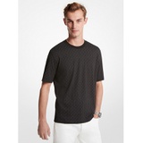 Michael Kors Mens Oversized Logo Cotton T-Shirt