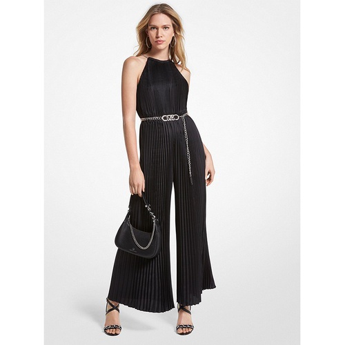 마이클코어스 MICHAEL Michael Kors Satin Halter Jumpsuit