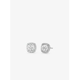 Michael Kors Precious Metal-Plated Sterling Silver Pave Stud Earrings