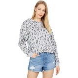 Michael Stars Zion Ikat Print Hermosa French Terry High-Low Hoodie