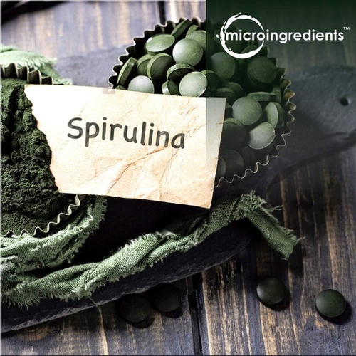  Micro Ingredients Organic Spirulina Supplement (Raw Spirulina Organic Filler Free), 3000MG Per Serving, 720 Tablets (4 Month Supply), Rich in Vegan Protein, Vitamins & Prebiotics, Premium Spirulina