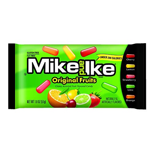  Mike & Ike Mike and Ike Original Candy,1.8-Ounce Bags (Pack of 24)