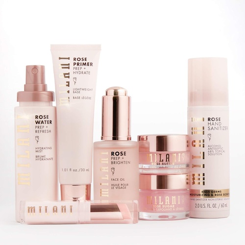  Milani Rose Lotion Primer - Makeup Base Face Primer, Pore Minimizing, Hydrating Make Up Primer