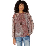 Miss Me Paisley Popover Blouse