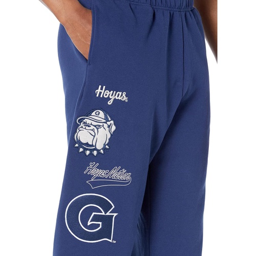  Mitchell & Ness NCAA Champ City Fleece Bottoms Georgetown