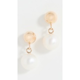 Mizuki 14k Pearl Drop Earrings
