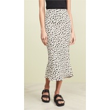 Moon River Leopard Print Skirt