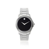 Movado Mens 605746 Sport Silver/Black Stainless Steel Watch