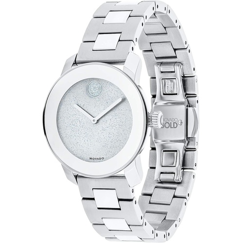  Movado Bold, Stainless Steel Case, Silver Dial, Stainless Steel Bracelet, Women, 3600568