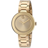 Movado Womens Swiss Quartz Tone and Gold Plated Watch(Model: 3600382)