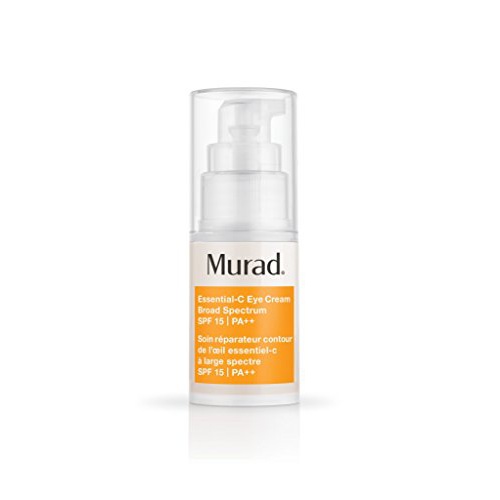  Murad Environmental Shield Essential-C Eye Cream Broad Spectrum SPF 15 - Anti-Aging Eye Cream with Retinol - Hydrating Eye Cream Protects and Smooths, 0.5 Fl Oz