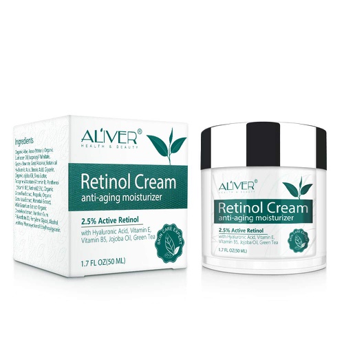  N-A Retinol Moisturizer Cream, Anti Aging Retinol Cream for Face, Smoothing Fine Lines and Skin, Facial Cream with 2.5% Active Retinol Complex 1.7 fl.oz