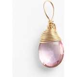 Nashelle 14k-Gold Fill & Semiprecious Stone Charm_PINK