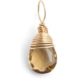 Nashelle 14k-Gold Fill & Semiprecious Stone Charm_WHISKEY