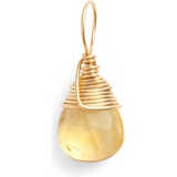 Nashelle 14k-Gold Fill & Semiprecious Stone Charm_LEMON
