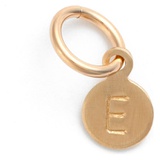 Nashelle Tiny Initial 14k-Gold Fill Coin Charm_14K GOLD Fill E