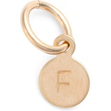 Nashelle Tiny Initial 14k-Gold Fill Coin Charm_14K GOLD Fill F