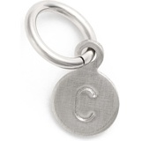 Nashelle Tiny Initial Sterling Silver Coin Charm_STERLING Silver C
