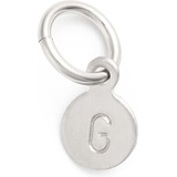 Nashelle Tiny Initial Sterling Silver Coin Charm_STERLING Silver G
