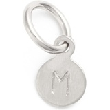 Nashelle Tiny Initial Sterling Silver Coin Charm_STERLING Silver M