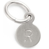 Nashelle Tiny Initial Sterling Silver Coin Charm_STERLING Silver R