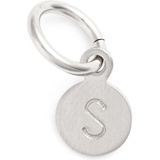 Nashelle Tiny Initial Sterling Silver Coin Charm_STERLING Silver S