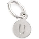 Nashelle Tiny Initial Sterling Silver Coin Charm_STERLING Silver U