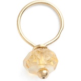 Nashelle 14k-Gold Fill & Semiprecious Stone Mini Charm_GOLD Fill CITRINE