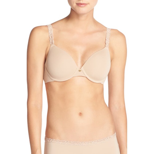  Natori Pure Luxe Underwire T-Shirt Bra_CAFE