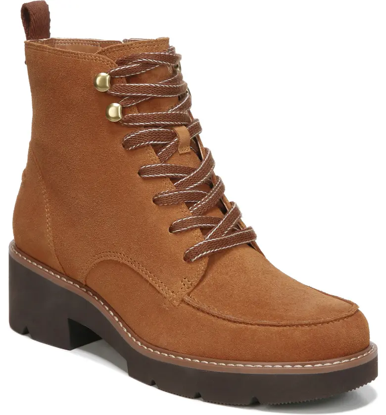 Naturalizer Dara Water Repellent Combat Boot_GOLDEN MAPLE