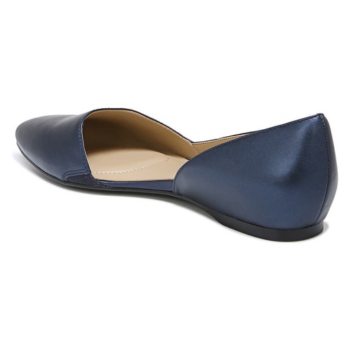  Naturalizer Samantha 2 Flat_NAVY METALLIC LEATHER