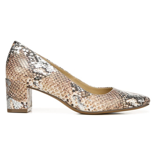  Naturalizer Karina Square Toe Pump_TAN METALLIC SNAKE PRINT