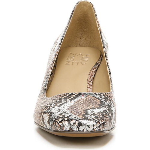  Naturalizer Karina Square Toe Pump_TAN METALLIC SNAKE PRINT