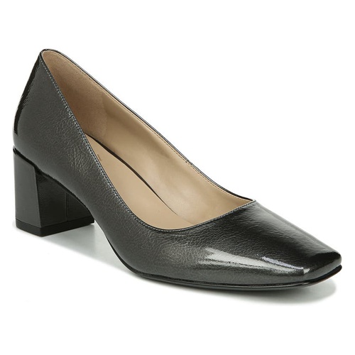  Naturalizer Karina Square Toe Pump_GUNMETAL PATENT LEATHER