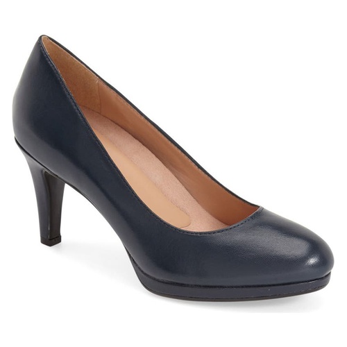  Naturalizer Michelle Almond Toe Pump_NAVY LEATHER