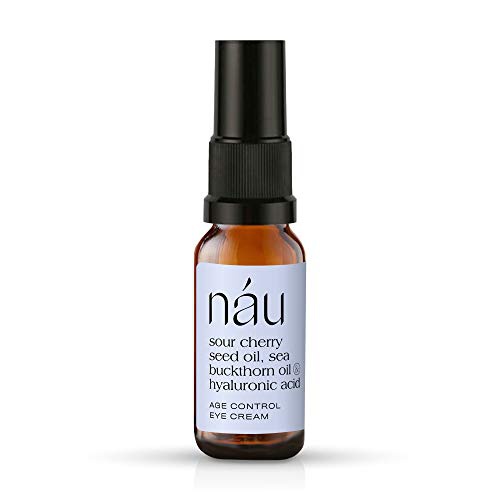  nau Age Control Eye Cream - Anti-Aging, Radiant, Smooth, Firm - Cherry Seed Oil, Sea Buckthorn Oil, Silk Protein, Vitamin A & E (.42 fl oz)