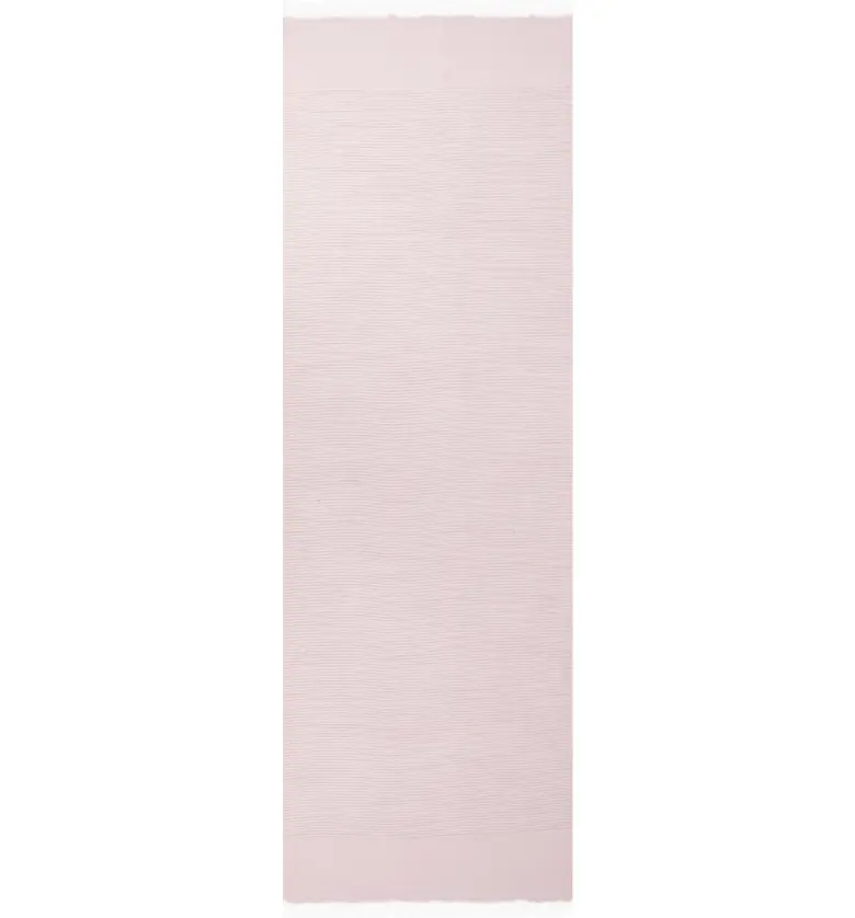  Nicoletta Rosi Yarn Dyed Fringe Scarf_PINK