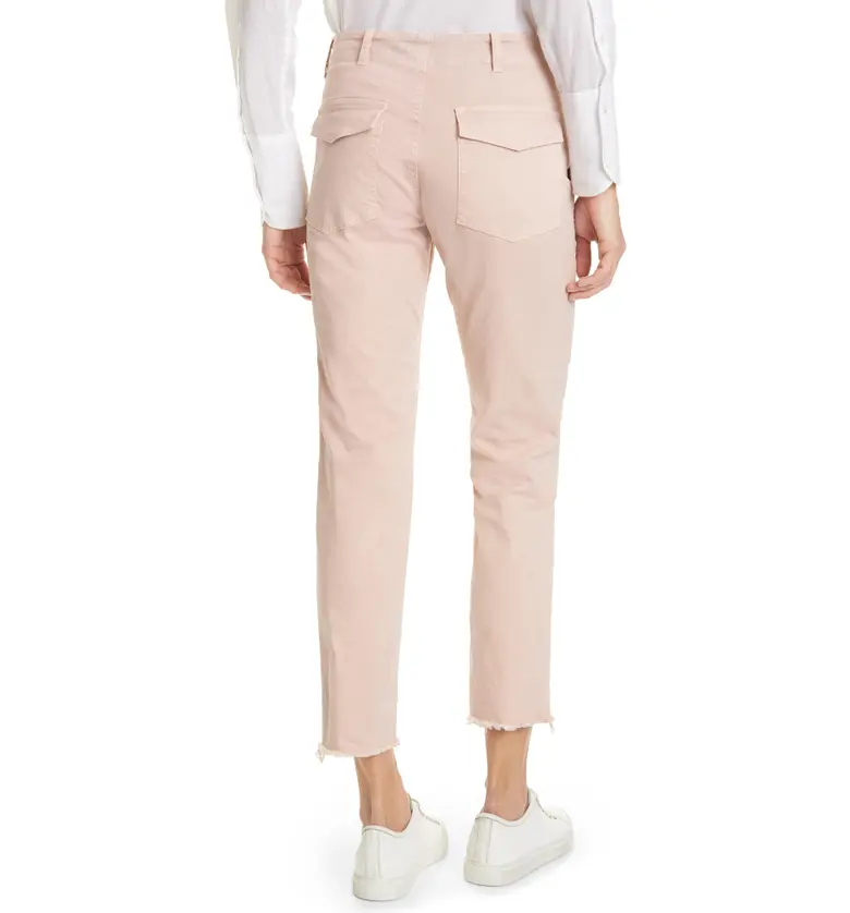  Nili Lotan Jenna Slim Crop Stretch Twill Pants_DUSTY PINK