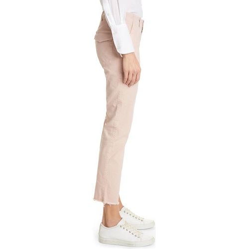  Nili Lotan Jenna Slim Crop Stretch Twill Pants_DUSTY PINK