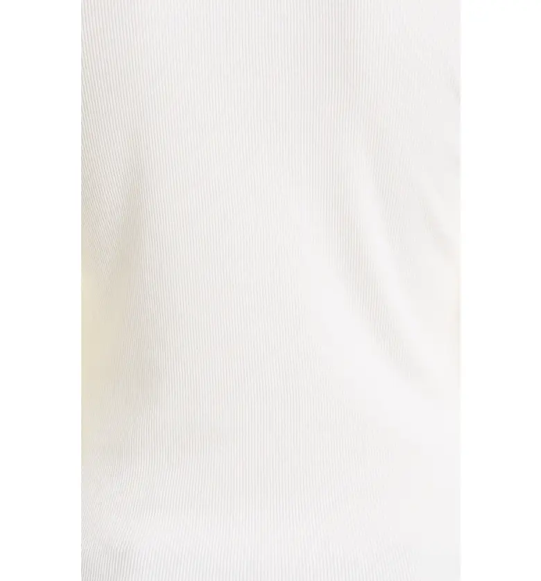  Nili Lotan Jordan Rib Cotton Henley T-Shirt_ECRU