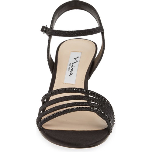  Nina Nelena Sandal_BLACK FABRIC