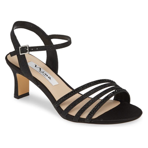  Nina Nelena Sandal_BLACK FABRIC