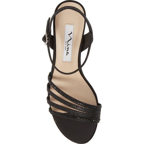  Nina Nelena Sandal_BLACK FABRIC