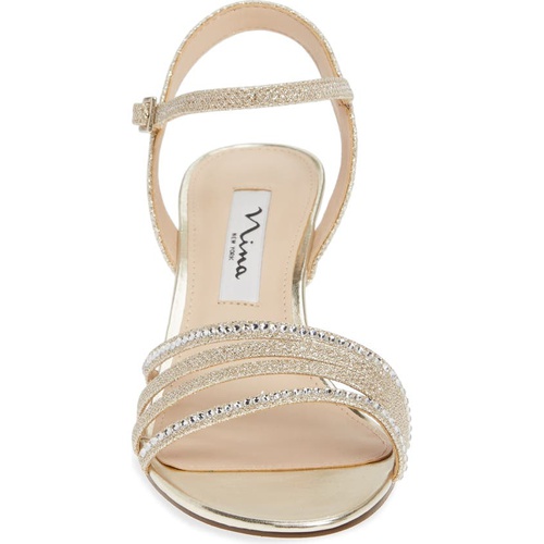  Nina Nelena Sandal_LIGHT GOLD FABRIC