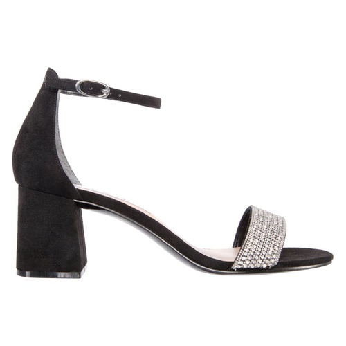  Nina Eloise Ankle Strap Sandal_TRUE BLACK SUEDE