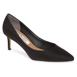 Nina Nina60 Pointy Toe Pump_BLACK FABRIC