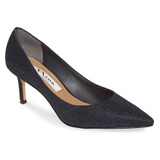 Nina Nina60 Pointy Toe Pump_NAVY GLITTER FABRIC