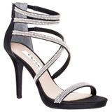 Nina Roelyn Sandal_BLACK LUSTER SATIN