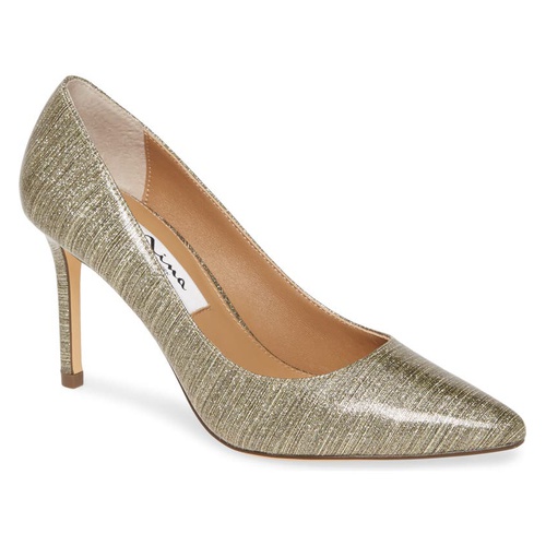  Nina Nina 85 Pointy Toe Pump_PLATINO FABRIC